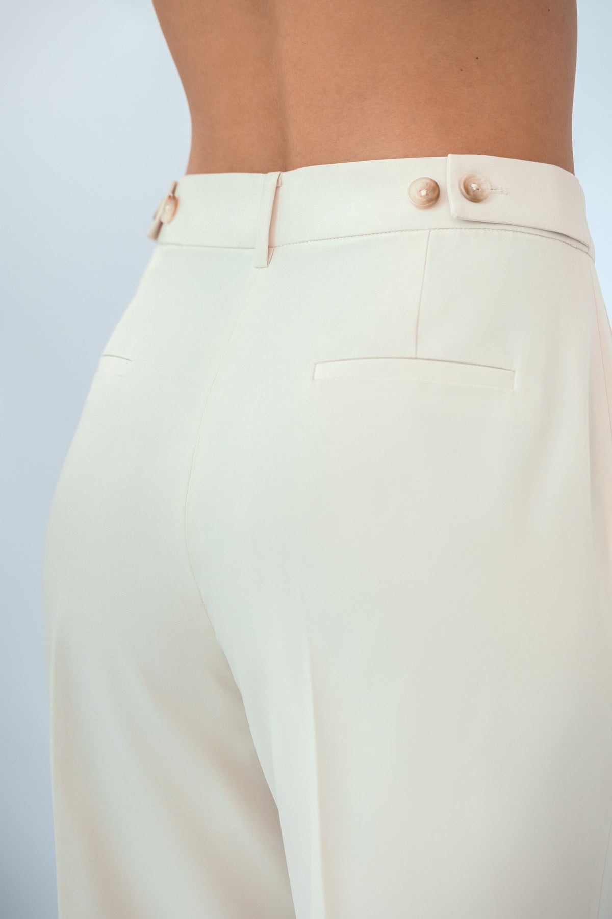 Refine Pleated Straight-Leg Trouser